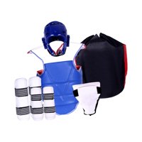 Magideal - 5 Piezas Equipo De Protección De Taekwondo Protector De Cuerpo De Boxeo Equipo De Sparring De Karate Acolchado Profesional Para Kickboxing Mma Artes M Sg