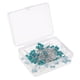 thumbnail image 1 of 100pcs pernos de cabeza perlados multicolor para diy componentes de la joyería azul, 1 of 5