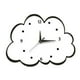 thumbnail image 2 of Reloj De Pared Con Forma De Nube, Reloj Colgante Sencillo Nórdico Para Escritorio, Dormitorio, Baño Sin Colgante, 2 of 3