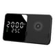 thumbnail image 3 of Estación De Carga De Reloj Despertador Digital Con Soporte De Cargador Rápido De 15 W Para Teléfono Inteligente Negro, 3 of 5