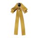 thumbnail image 3 of Cinta Pajarita Broche Corbata Cócteles Fiesta Graduación Bowknot Broche Pin Amarillo, 3 of 5