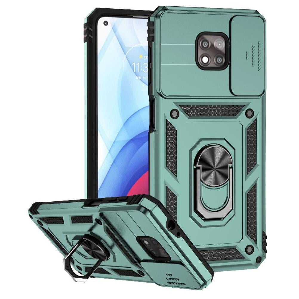 Estuche Gangxun Para Motorola Moto G Power 2021, Soporte Giratorio 360°, Estilo Mecánico Y Magnético