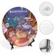 thumbnail image 4 of Ratatouille Plato decorativo de porcelana fina (bone china), plato decorativo de cerámica para hogar, oficina, soporte de pared, platos decorativos para dormitorio - 6 pulgadas (15 cm), 4 of 6