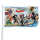 thumbnail image 1 of Super Hero Girls Bandera impresa con temática, regalo perfecto para fanáticos, amigos y familiares, y adecuada para actividades al aire libre e interiores, decoraciones de fiesta. 60*90CM, 1 of 6