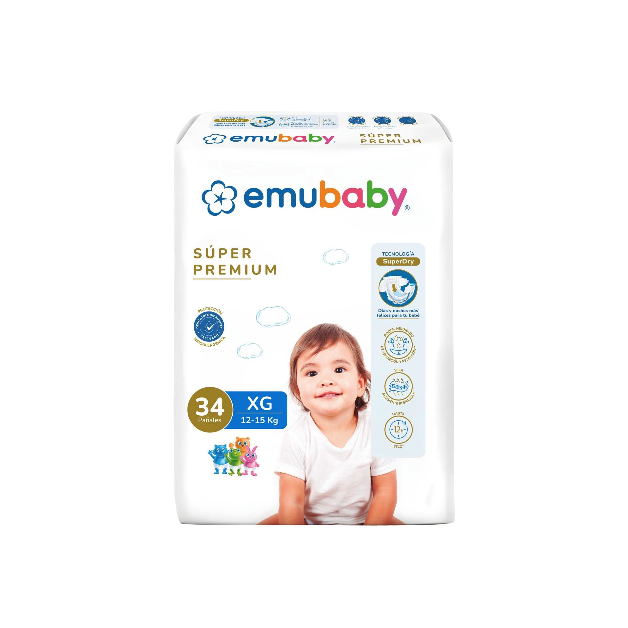 Emubaby - Pañal Super Premium Talla Xg
