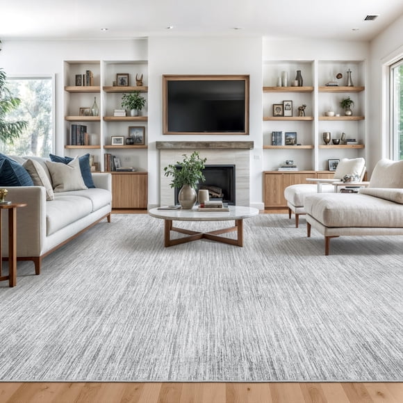 ALFOMBRA Valenrug 244x152 cm Lavable Antideslizante Gris