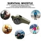 thumbnail image 2 of 1pc 3 In 1 Emergency Survival Whistle,Compass,Thermometer,Referee Cheerleading Whistle,Sporting Goods,Camping Hiking Outdoor Tools,Outdoors High Decibel Portable Keychain Whistle Double Pipe Emergency, 2 of 4