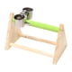 thumbnail image 5 of Soporte de comedero para pájaros con taza de comida, barra de posado, soporte de mesa para pájaros, parque de juegos para pájaros, soporte de juegos, 5 of 5