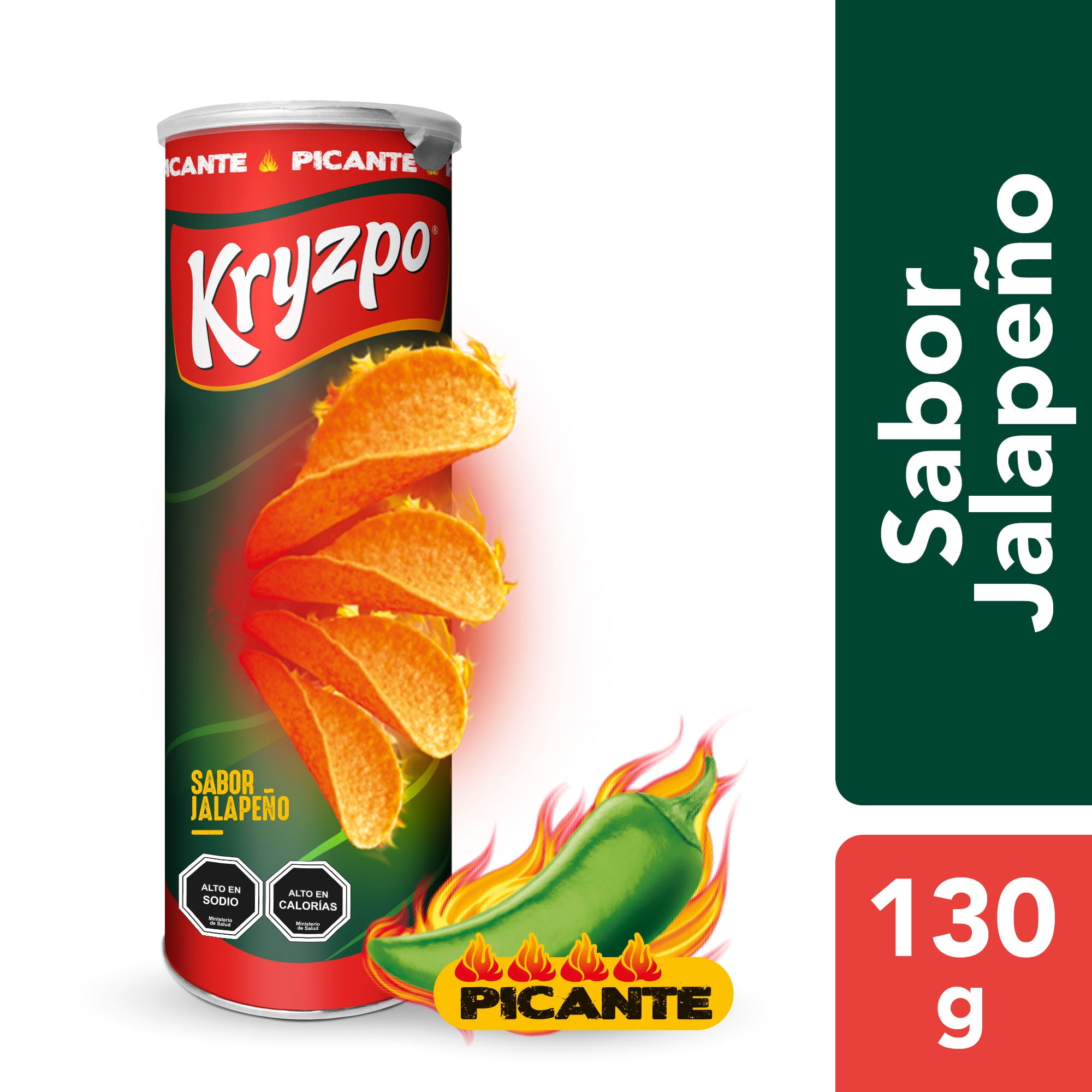 Papas Fritas Tarro Jalapeño 130 g Kryzpo