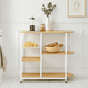 thumbnail image 2 of Mesa lateral para cocina de organización 3 niveles madera clara - Blanca, 2 of 7