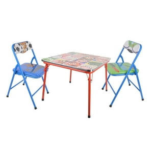 Genérico - Mesa Plegable Con 2 Sillas Para Niños
