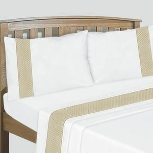 Chantilly - Sabanas Bordadas 144H Shine Collection Queen Oro