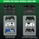thumbnail image 2 of Estación de carga de batería recargable para mandos Xbox Series X/S y Xbox One/S/X/Elite, incluye 2 baterías de 1800 mAh y base de carga con 4 cubiertas de batería-Negro, 2 of 7
