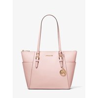 Bolso Tote Michael Kors Charlotte Cuero Polvo Rosa Sólido Mujer