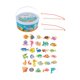 thumbnail image 2 of Juego De Pesca Juego De Juguetes Juego De Imaginación Juego De Captura De Peces Portátil Para Bebés Niños 31 Peces + 2 Cañas + Cubo, 2 of 5