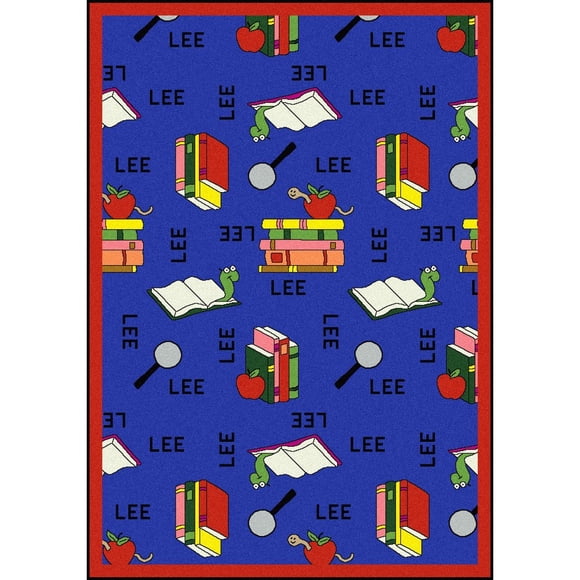 Alfombra Joy Carpets solo para niños Bookworm Spanish 160 x 235 cm