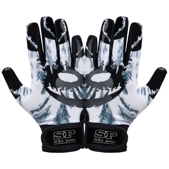 Guantes de Fútbol Americano Stiky Paws Y-Large Negro