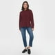 thumbnail image 4 of Sweater Mujer Chenille Lurex Burdeo Corona, 4 of 5