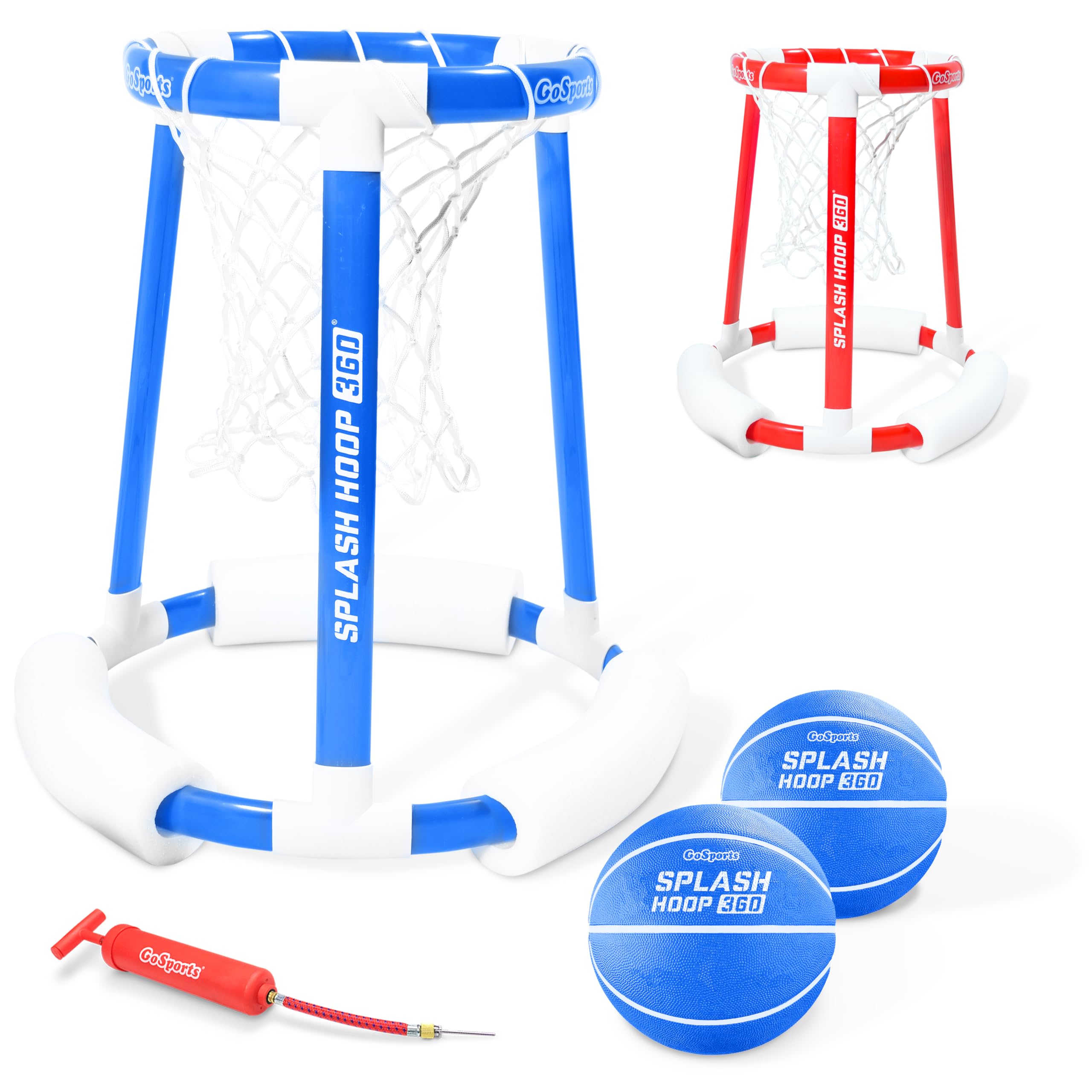 Juego De Baloncesto Flotante Gosports Splash Hoop 360 Azul