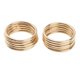 thumbnail image 5 of 10 Uds. De Anillos De Atrapasue?os De Metal De Hierro Soldado, Aro De Macramé, Artesanía Dorada, 5 of 5