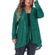 thumbnail image 1 of Agnes Orinda Trajes de Halloween para Mujeres Tallas Grandes Chaquetas de Lentejuelas de Colegio Escolar Brillantes con Frente Abierto de Manga Larga Abrigo Exterior Chaqueta Brillante 2X Verde Oscuro, 1 of 6