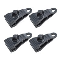 Magideal - 4 Piezas Clips Para Lona De Alta Resistencia Clips Para Tienda Reutilizables 20 Kg Resistencia Máxima A La Tracción, Abrazaderas Para Lona Abrazaderas