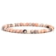thumbnail image 3 of Gorgeous Matte Natural Pink Zebra Jasper Stone Bracelet - Perfect for Yoga, Meditation, Relaxation & Anxiety Relief - A Perfect Gift for Women & Couples!, 3 of 5