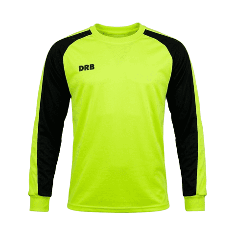Dribling - Poleron Arquero Drb Verde Neon/Negro 2.40.06 - Talla Xs