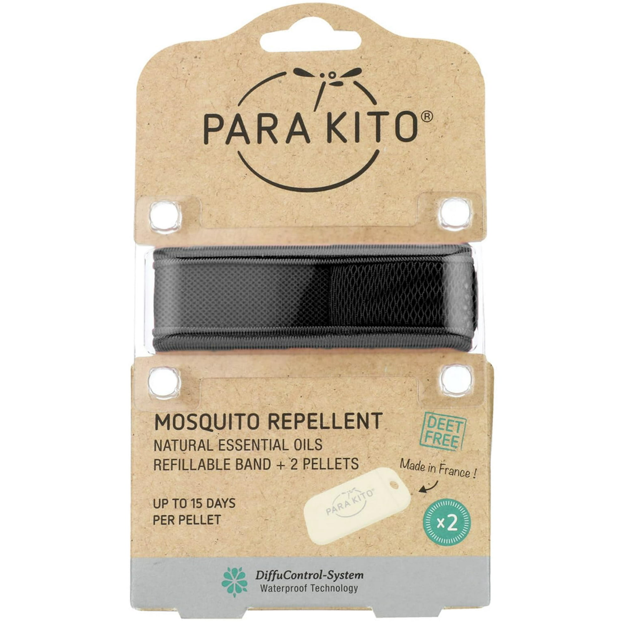 Pulseras Repelentes De Mosquitos Para'kito Natural Oil Black