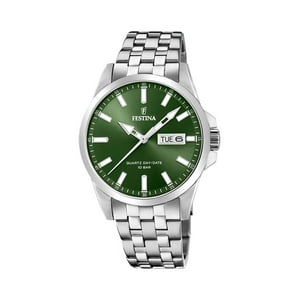 Reloj F20357/5 Festina Verde Hombre Acero Clasico