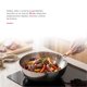 thumbnail image 3 of Wok 30cm Acero Inoxidable TH-MWK30I, 3 of 6