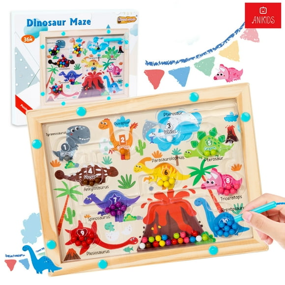 Laberinto Magnético Juguete Didáctico Montessori Madera Niño