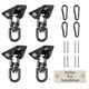 thumbnail image 1 of Perchas giratorias Aisto Heavy Duty de acero inoxidable de 900 kg de capacidad, 1 of 7