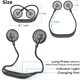 thumbnail image 3 of Ventilador de cuello AMACOOL HF340 2600 mAh, 3 velocidades, 3 of 3