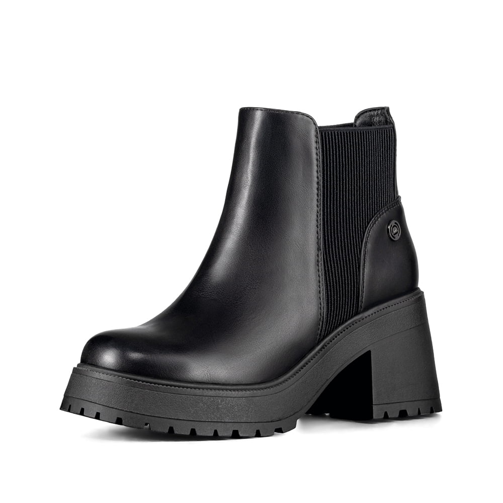 Botin Mujer Casual Eco Cuero Con Felpa Vintage Weide Czy612