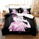 thumbnail image 1 of Surreal Girls Pain of blossoms Bedding Set Bed Set Adult Kid Bedroom Duvetcover Sets Anime, 1 of 5