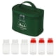 thumbnail image 4 of Frascos de especias de plástico Contenedor de condimentos con tapa, Camping Cocina libre Coctelera de especias Botella organizadora de , Verde, 4 of 5
