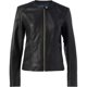 thumbnail image 1 of Chaqueta Cole Haan Clásica Moto De Cuero Negro XL Mujer, 1 of 3