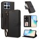 thumbnail image 2 of Funda con Billetera para [Motorola Edge 70 Fusion Plus] con Bolsillo Zipper y Tarjetero Negro, 2 of 6