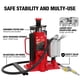thumbnail image 4 of Botella hidráulica para coche Jack BIG RED, aleación de aluminio de 20 toneladas, 4 of 7
