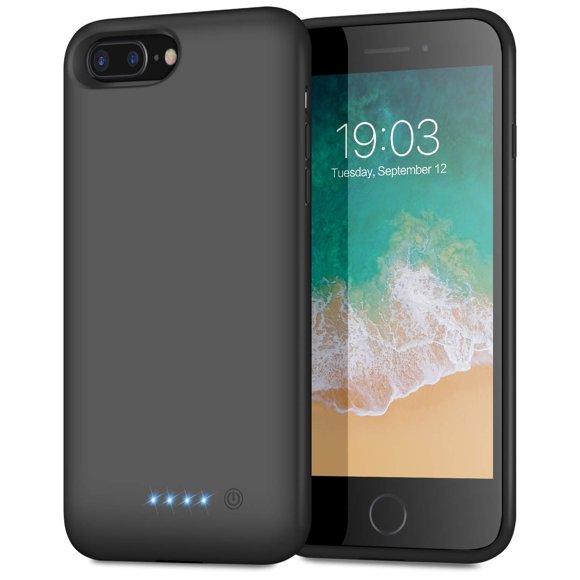 Funda con batería QTshine 8500 mAh 5.5" para iPhone 8+/7+/6+/6s+