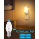thumbnail image 4 of Bombilla de luz nocturna OuuKoo C7 4W regulable blanco cálido E12, 4 of 8
