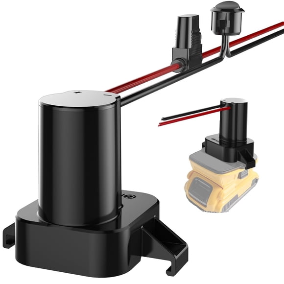 Adaptador de Rueda de Potencia Ensayeer 18V XRP con Fusible e Interruptor 12AWG