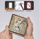 thumbnail image 5 of Placa de pared Zynvos de doble palanca con arte de pájaro y flor, 5 of 7