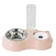 thumbnail image 4 of Platos De Alimentación Alimentador De Alimentos Y Agua Tazón De Agua Tazón Para Mascotas Para Suministros Para Mascotas Rosa, 4 of 5