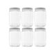 thumbnail image 1 of CLEARVIEW CONTAINERS Frascos de Almacenamiento de Plástico con Tapa a Prueba de Fugas, Libre de BPA, Solo Lavado a Mano (Frasco de 32 oz, Pack de 6), 1 of 6