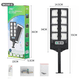 thumbnail image 3 of Foco Solar LED 800W CBK BK260-8 - 8 Paneles de Alta Luminosidad + Control Remoto - Resistente al Agua, 3 of 4