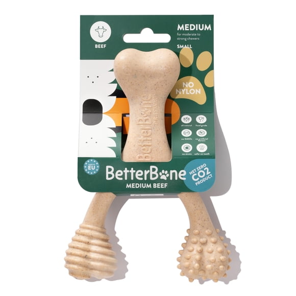 Juguete masticable para perros BetterBone de densidad media sin nailon