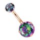 thumbnail image 1 of Crystal Zircon Body Piercing Ombligo Labret Lengua Ceja Barbell Joyería 6, 1 of 5