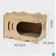 thumbnail image 2 of Rascador Estilo Casa Cueva Para Gatos Xl Doble Rascado, 2 of 2